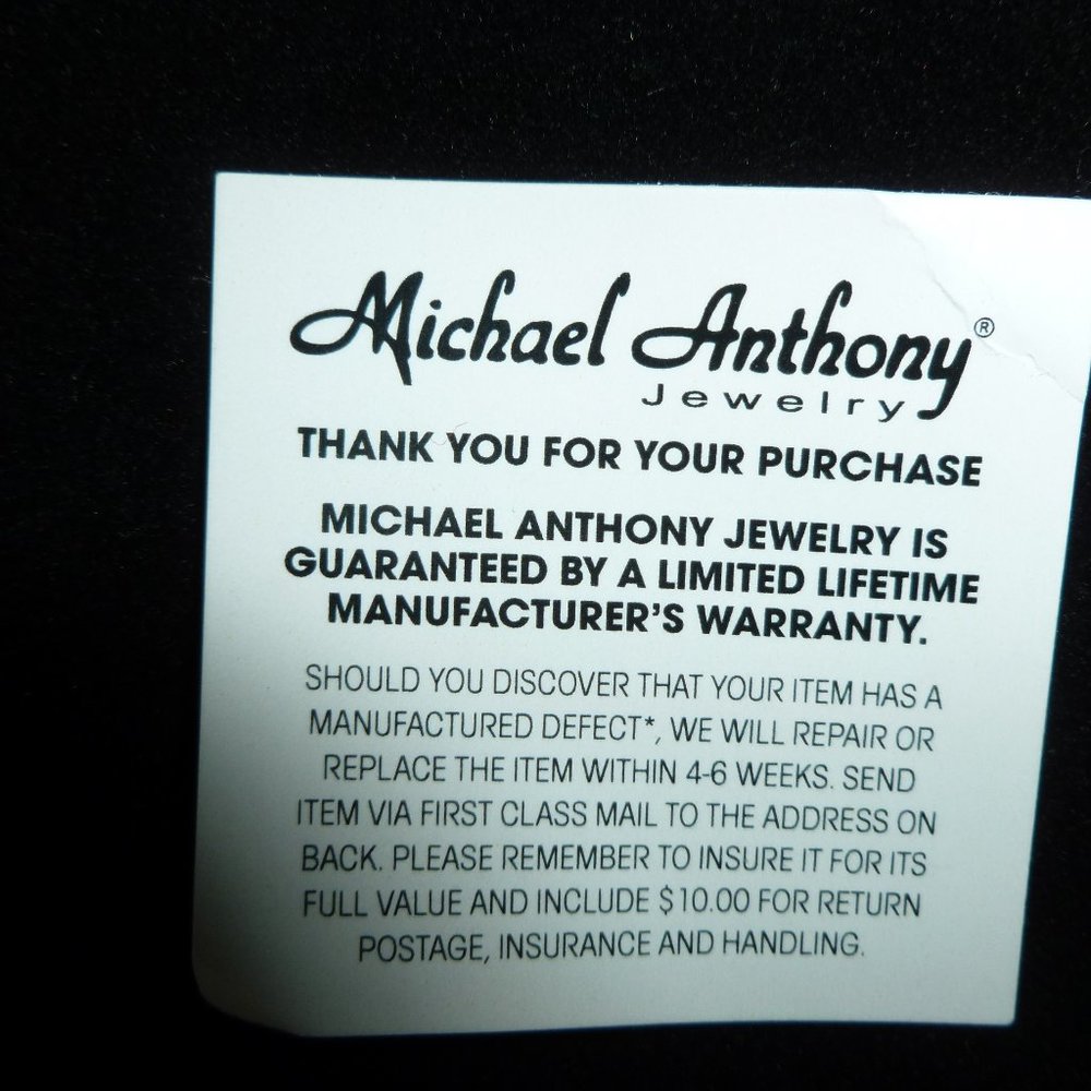 Michael Anthony Sterling Silver Angel Pendant w/Chain - Picture 9 of 9